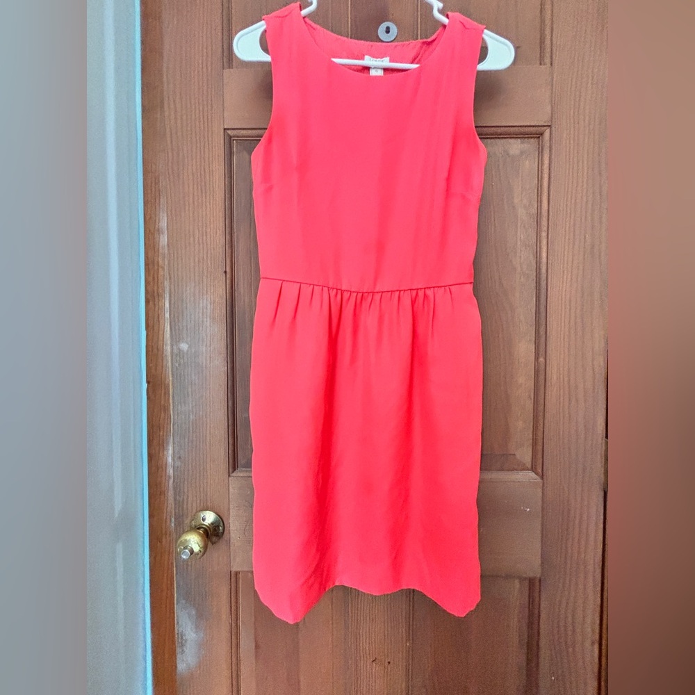 J. Crew Vibrant Coral dress
